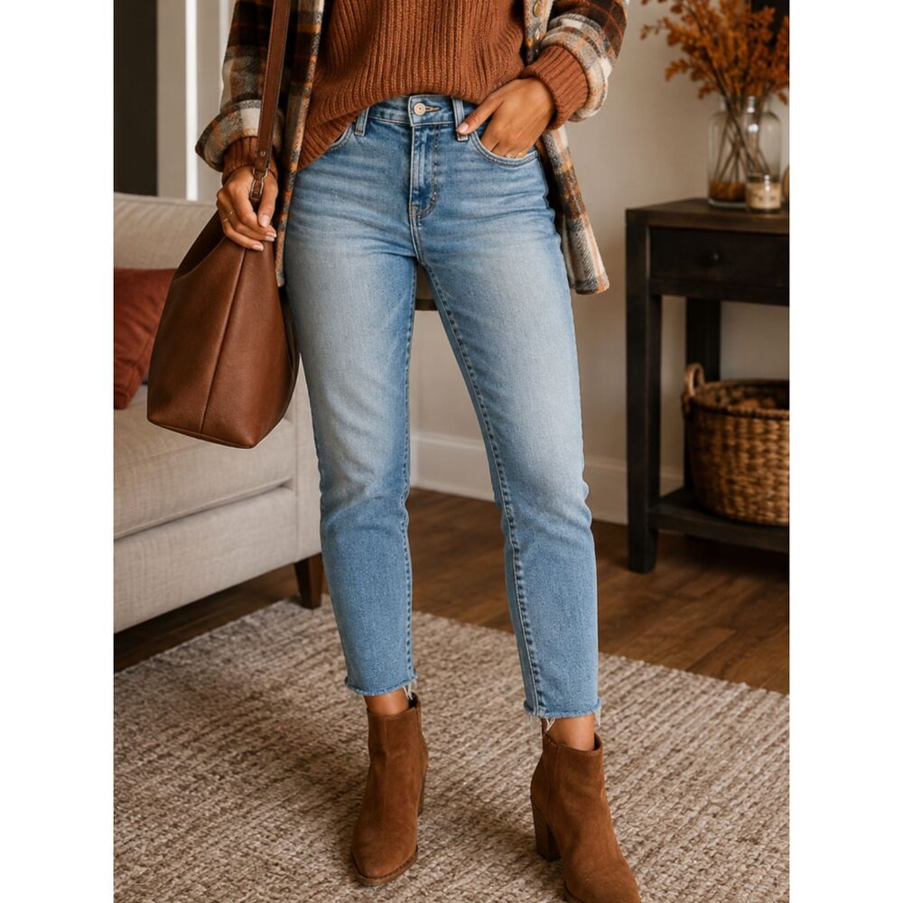 LUCKY BRAND High Rise Skinny Ankle Bridgette 4 / 27 Stretch Jeans